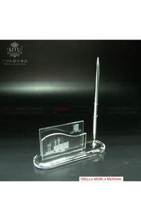 广州水晶笔筒,公司文化宣传活动展销礼品